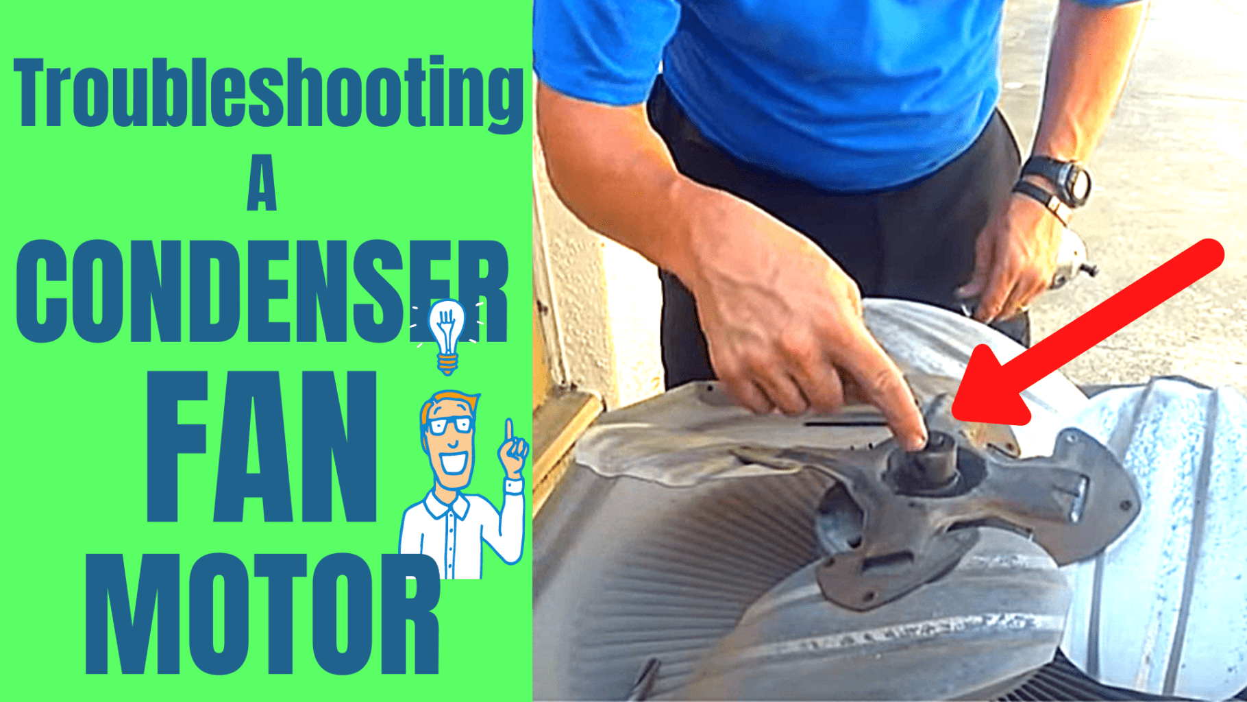 Condenser fan motor