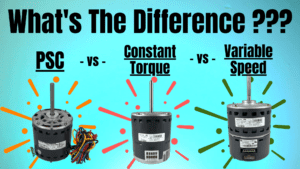 PSC Motor vs Constant Torque Motor vs Variable Speed Motor – What’s the Difference Between?