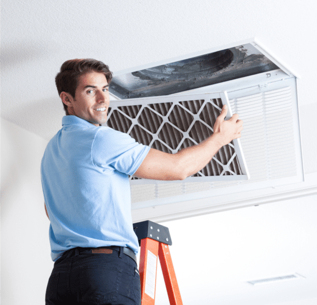 Where is my HVAC air filter?