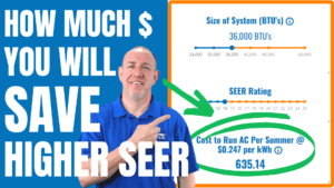 HOW MUCH WILL I SAVE WITH A HIGHER SEER RATING
