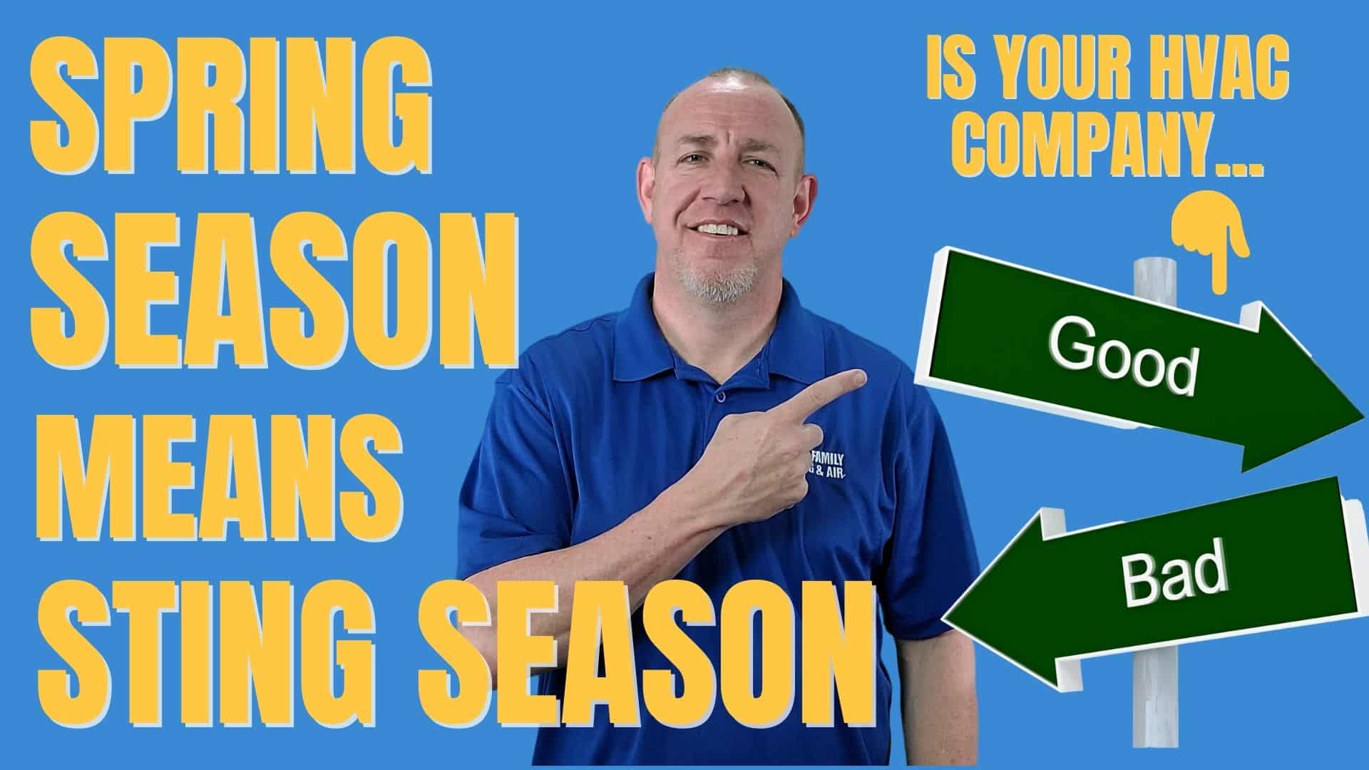 Spring Season Means Sting Season